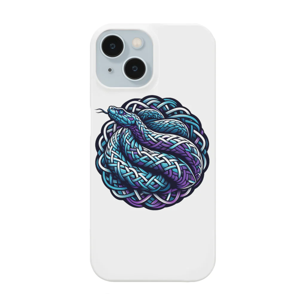 アニマルのりまきのBlue snake 2 Smartphone Case