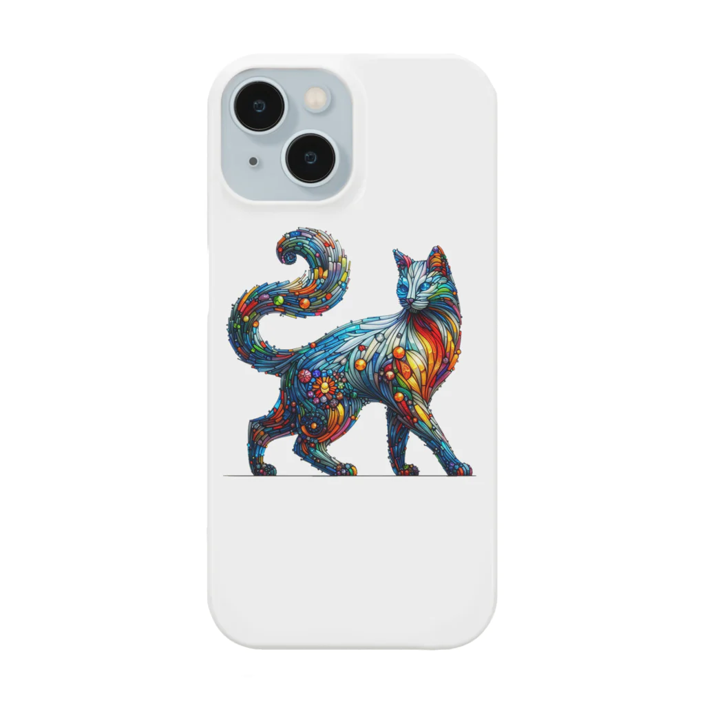macchonのガラス猫02 Smartphone Case