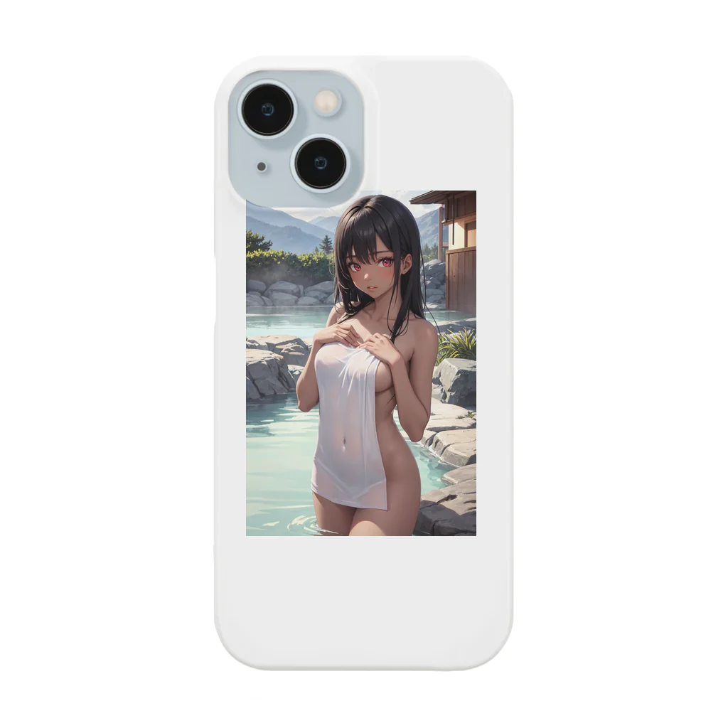 OPI_TT_RyumisVelnの褐色の女の子が贅沢な温泉でまったりと過ごしています。 Smartphone Case