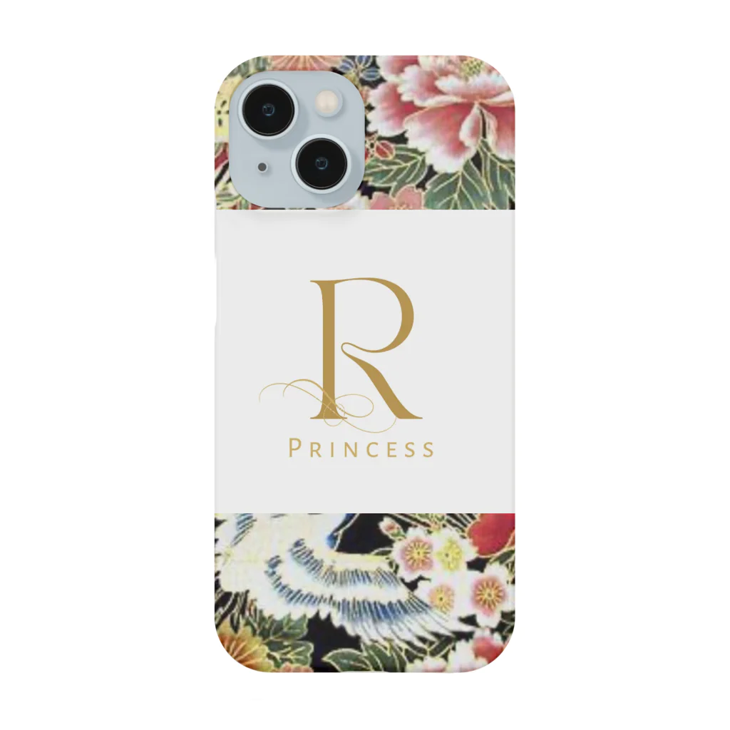 ROYAL Princessの和洋融合デザインシリーズ（黒） Smartphone Case