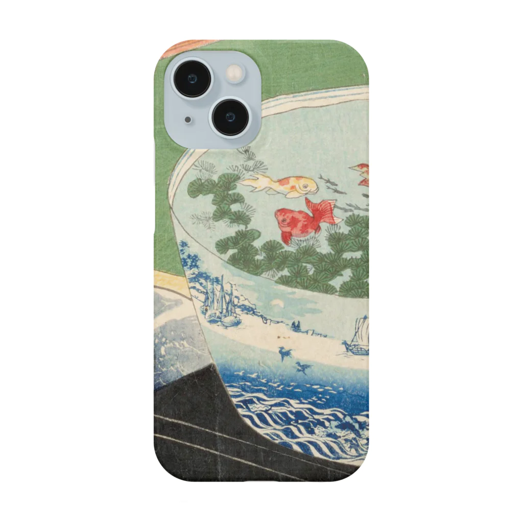 浮世絵ショップ のどぐろ　UKIYOE SHOP NODOGUROの金魚　あつまけんしみたて五節句 / Atsumaken Shimitate Gosekku スマホケース