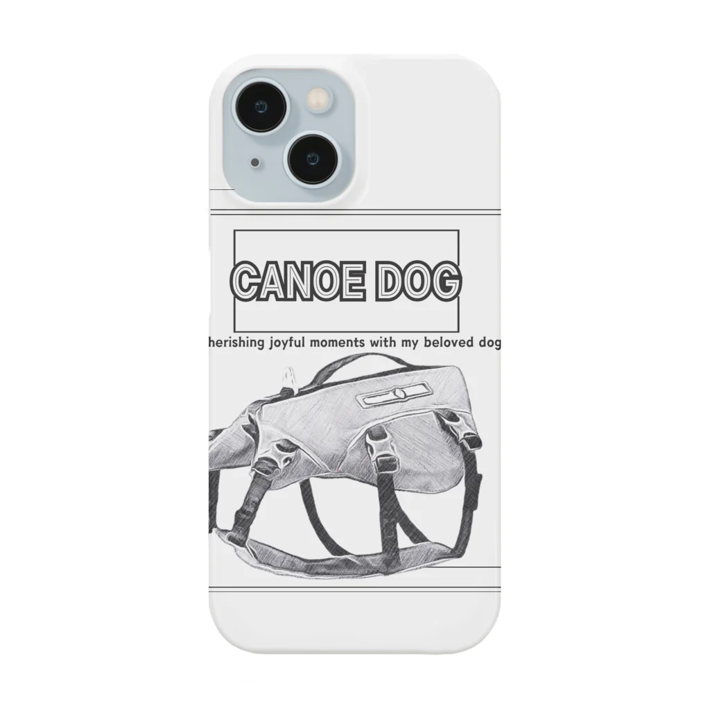 rokkakukikakuのCANOE　DOG　ライフジャケット Smartphone Case