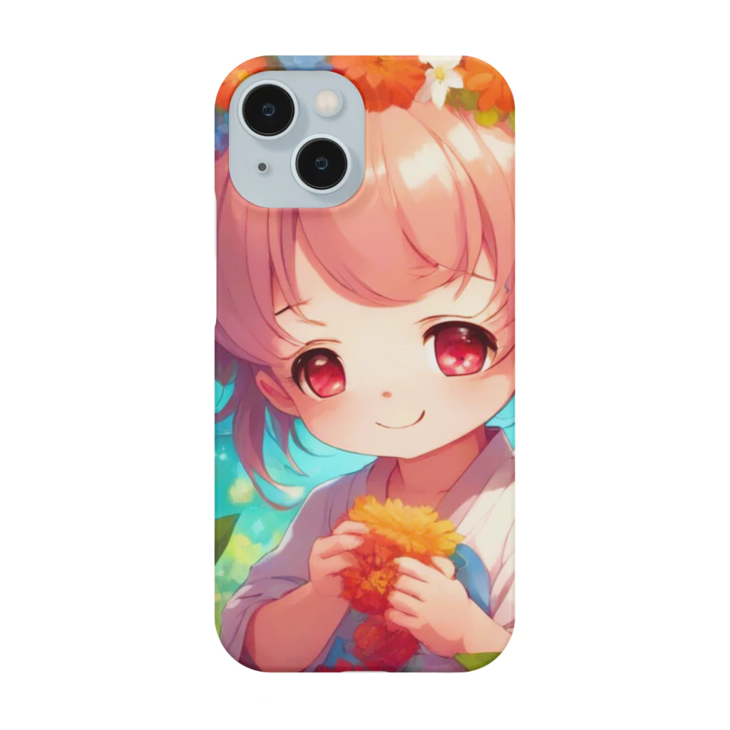 NaROOMのデーモンプリンセスは、お花がお好き💗 Smartphone Case