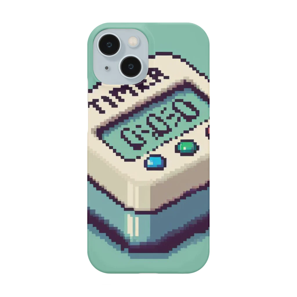 ドット絵調理器具のドット絵「タイマー」 スマホケース