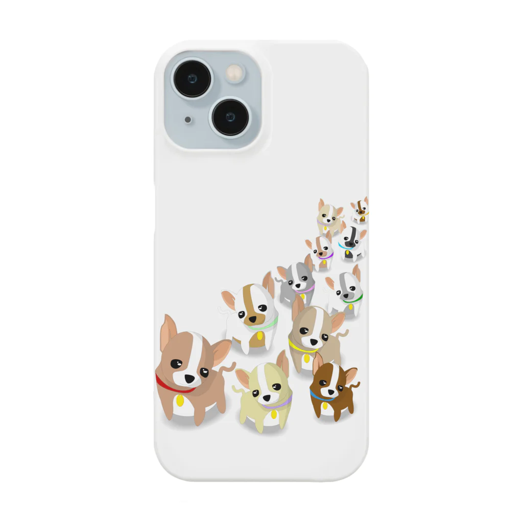 HugoDesignsのPuppies スマホケース