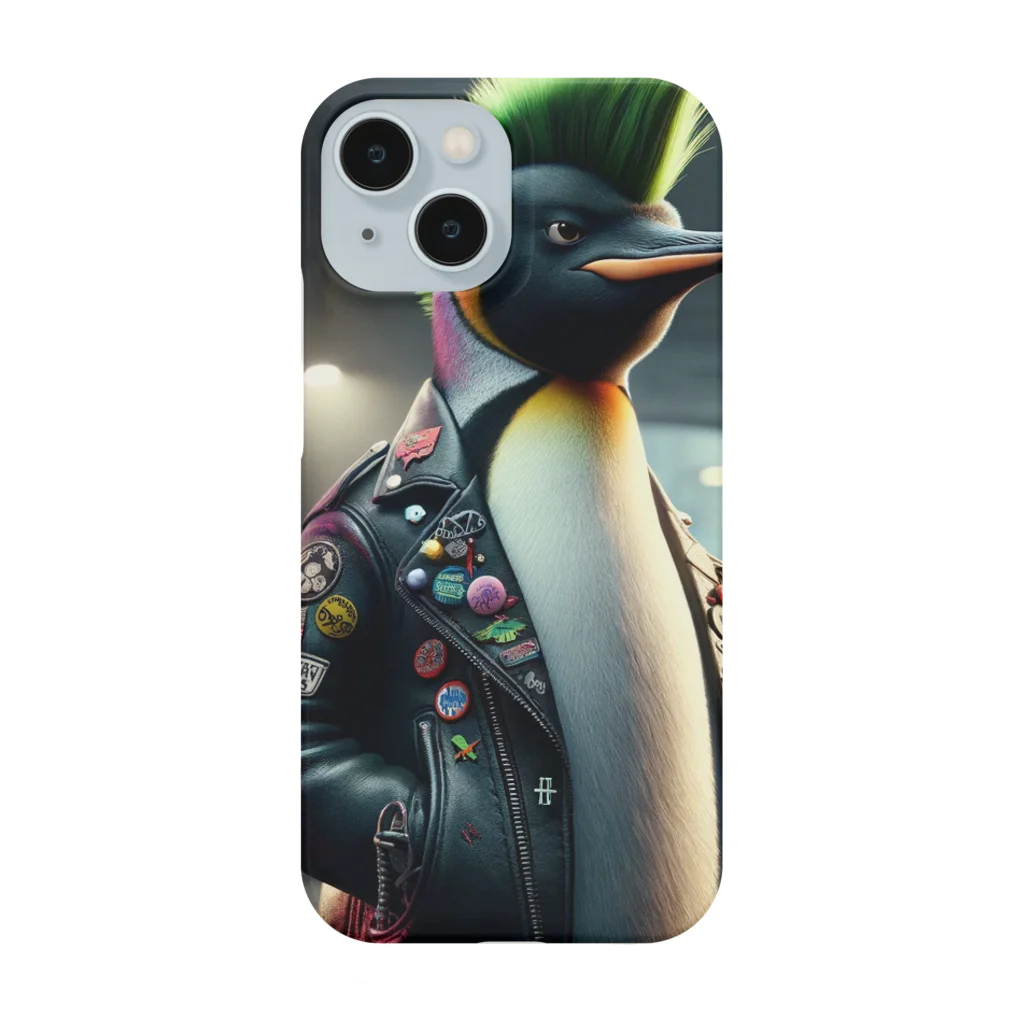 Laugh-Tのグレてるペンギン Smartphone Case