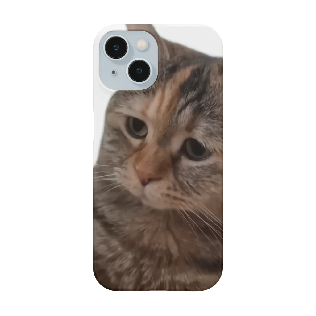 猫ミームグッズの【猫ミーム】叱られる猫 スマホケース