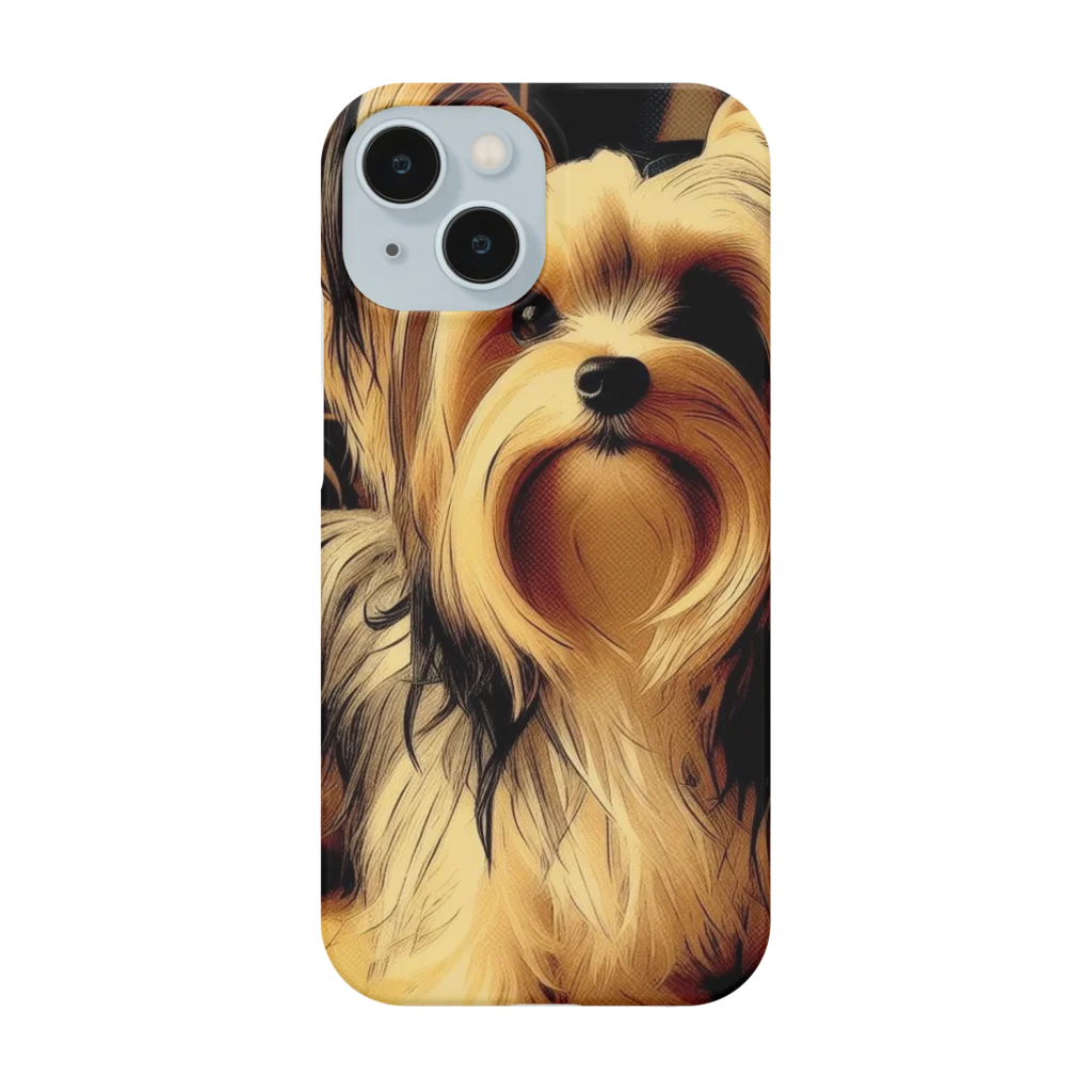 Dog Selectionの惹かれる！可愛さ満点のヨーキーアイテム Smartphone Case