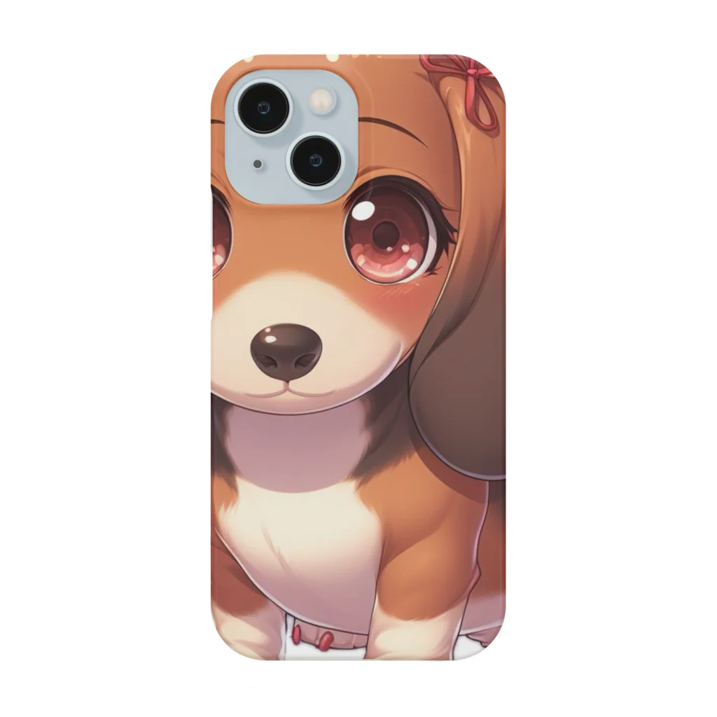 Dog Selectionのミニチュアダックス　女の子　アイテム Smartphone Case