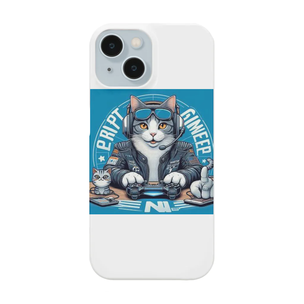 猫は癒やしの猫とプロゲーマー Smartphone Case