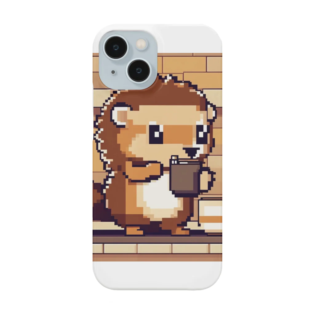 yu-tata-yuのハリネズミのティータイム☕ Smartphone Case