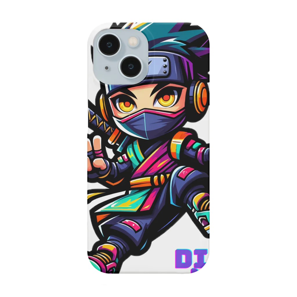 rsrsrsrsrの“Digital Ninja” ロゴ付き スマホケース