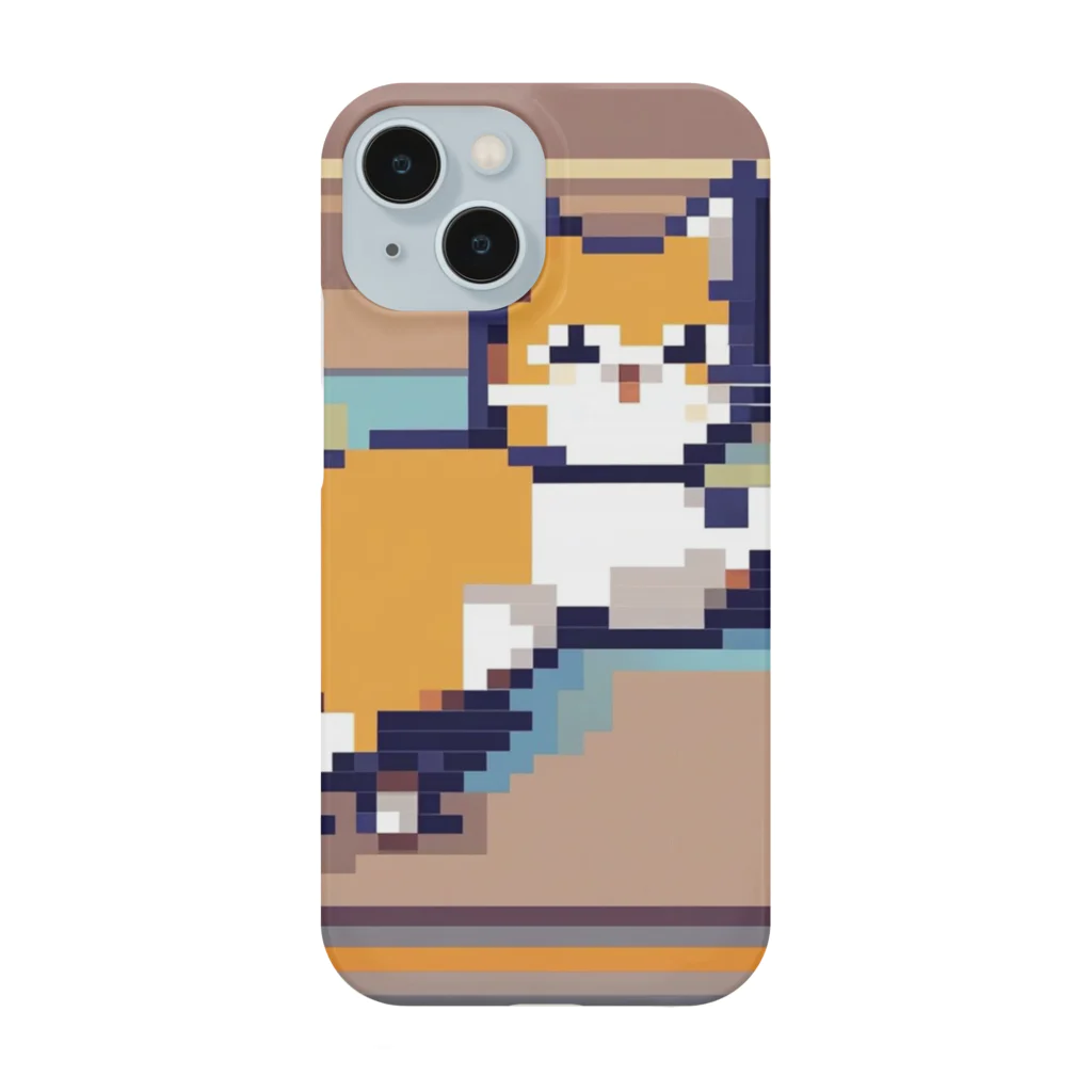 ネコナデール・ニャンコスキーの飛び掛かる猫 Smartphone Case