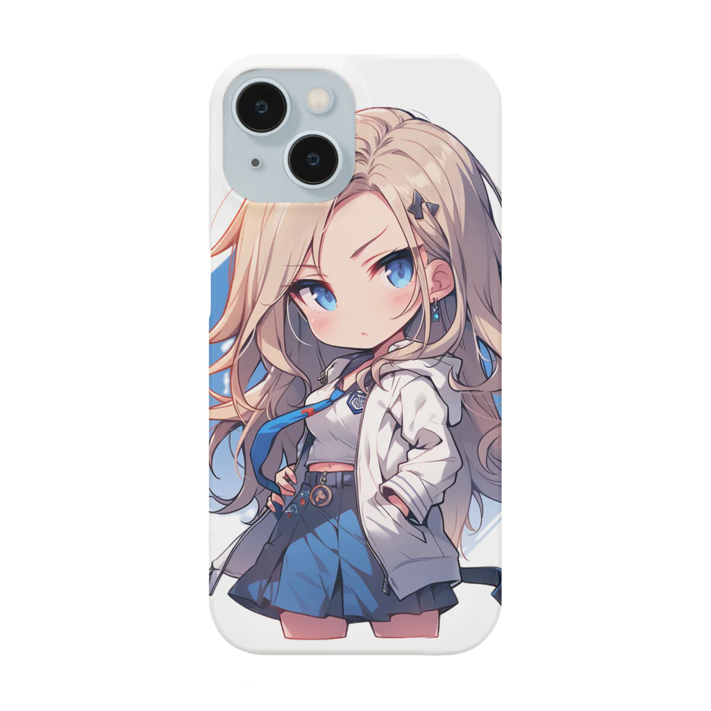 honoka_tの金髪ちびキャラ美少女 Smartphone Case