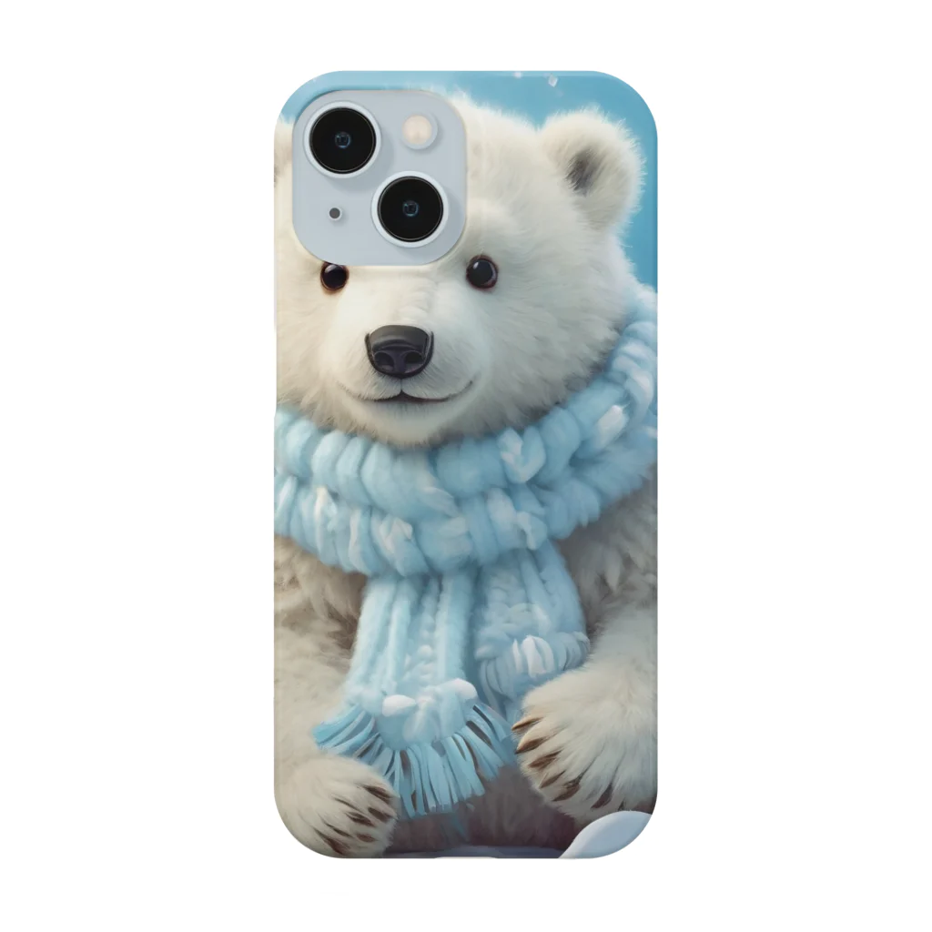 りんりんの可愛いシロクマちゃんショップ　かわいいよ！の白くま Smartphone Case