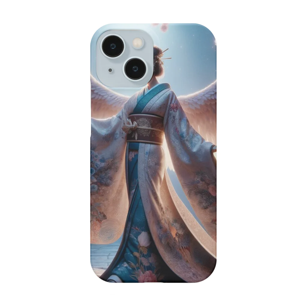 天使の館の和服を着た天使 Smartphone Case