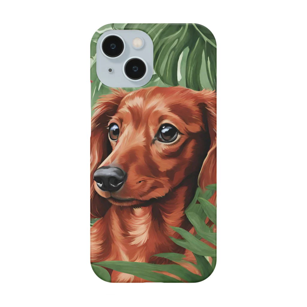 Duckshund LOVEのトロピカルダックス Smartphone Case