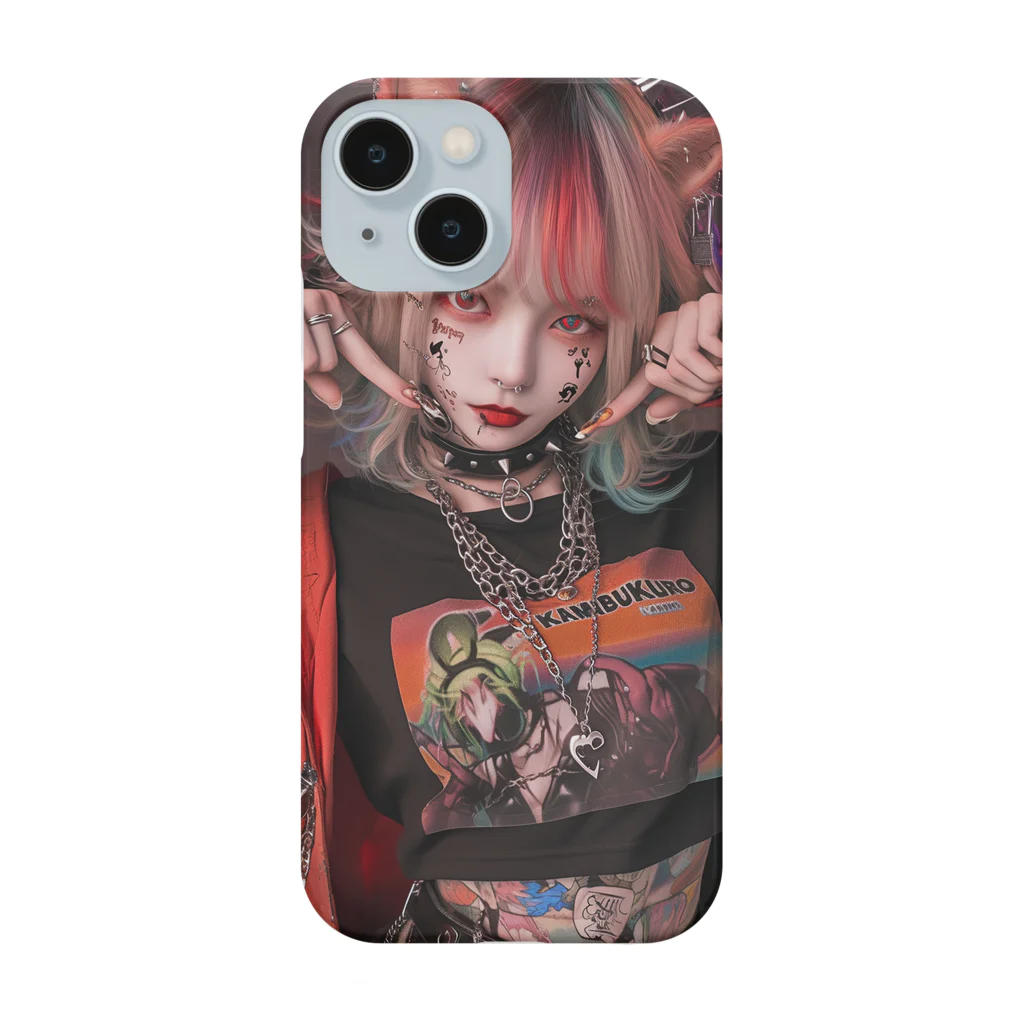 KAMIBUKROの鬼かわいい獣耳美女 Smartphone Case