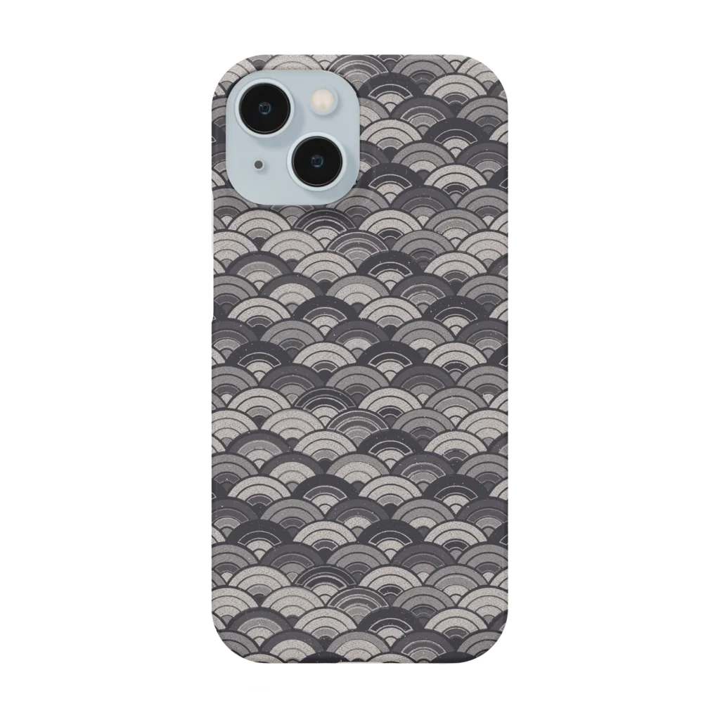 Pattern Bの【千波】鈍色 / 青海波 Smartphone Case