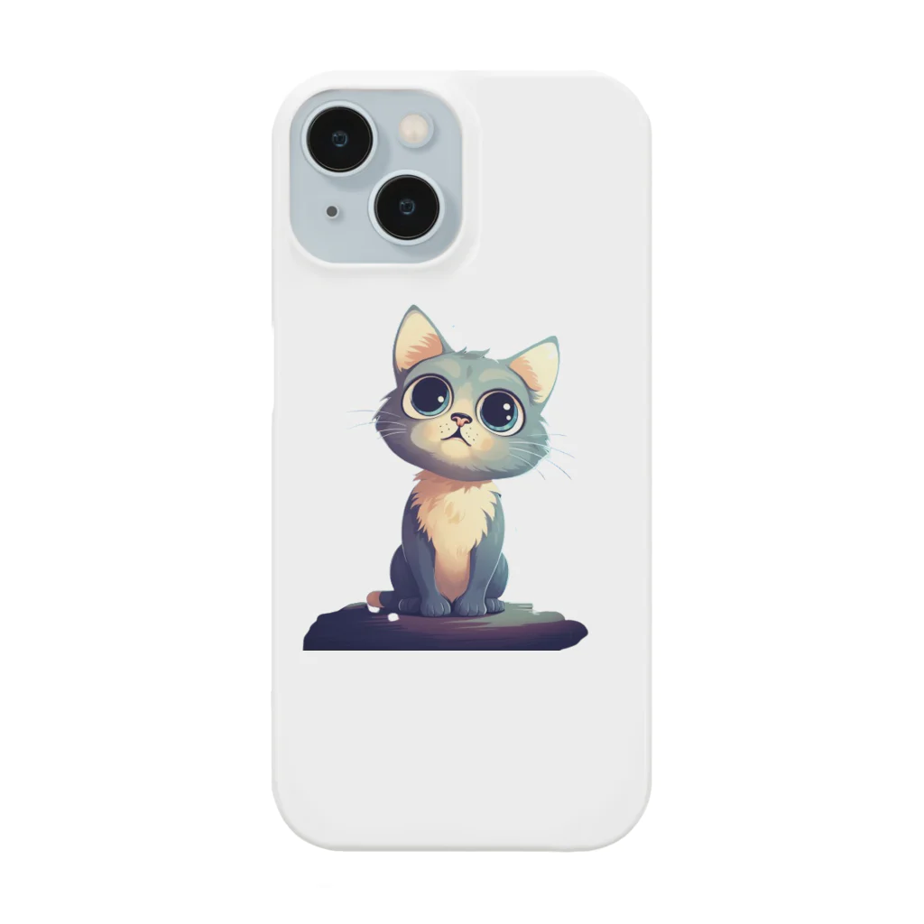 painomiの可愛い猫のイラストグッズ Smartphone Case