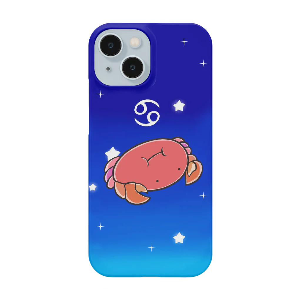 もふもふ堂の蟹座のスマホケース Smartphone Case