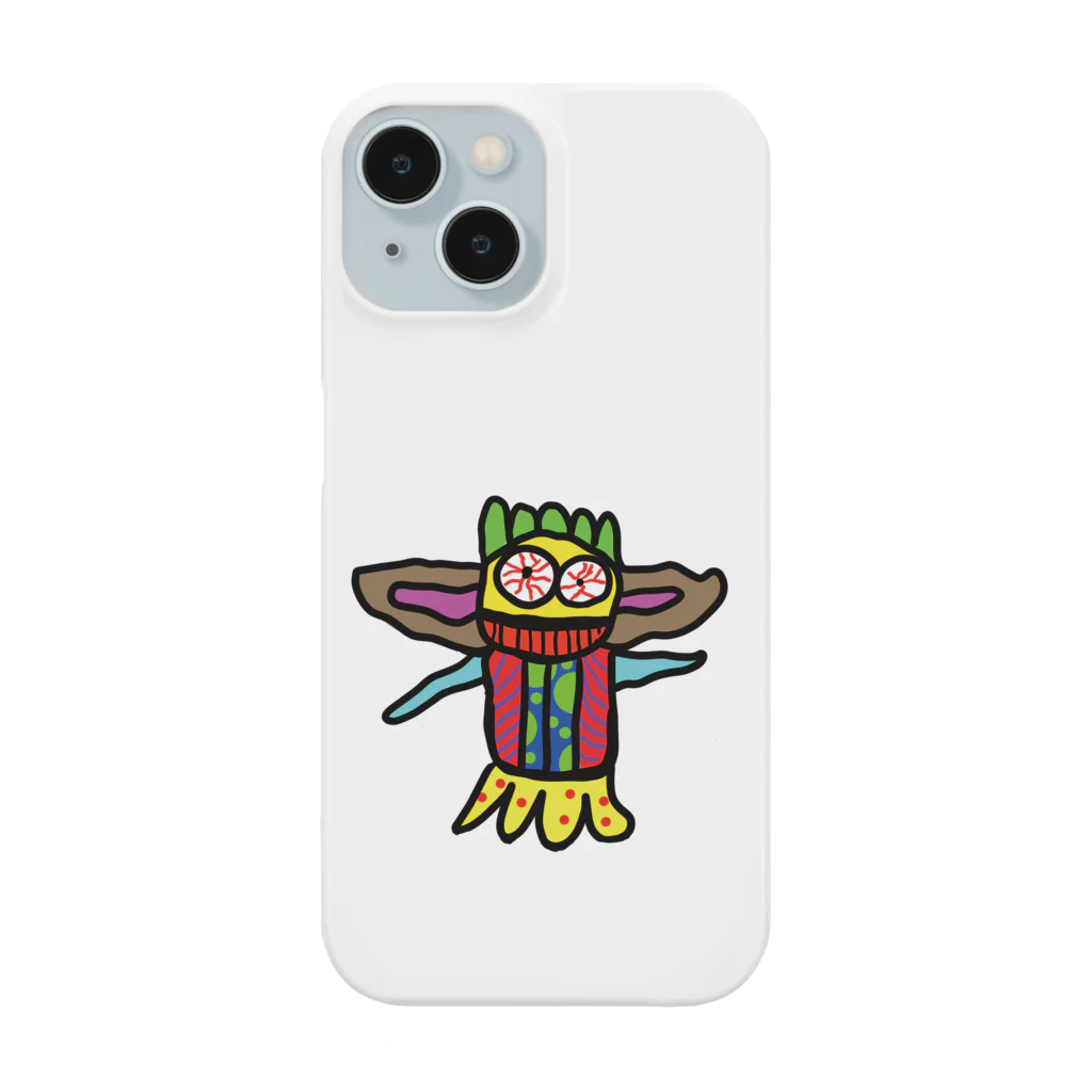 きもきもギャラクシーの宇宙人！ミミデカモンキー Smartphone Case