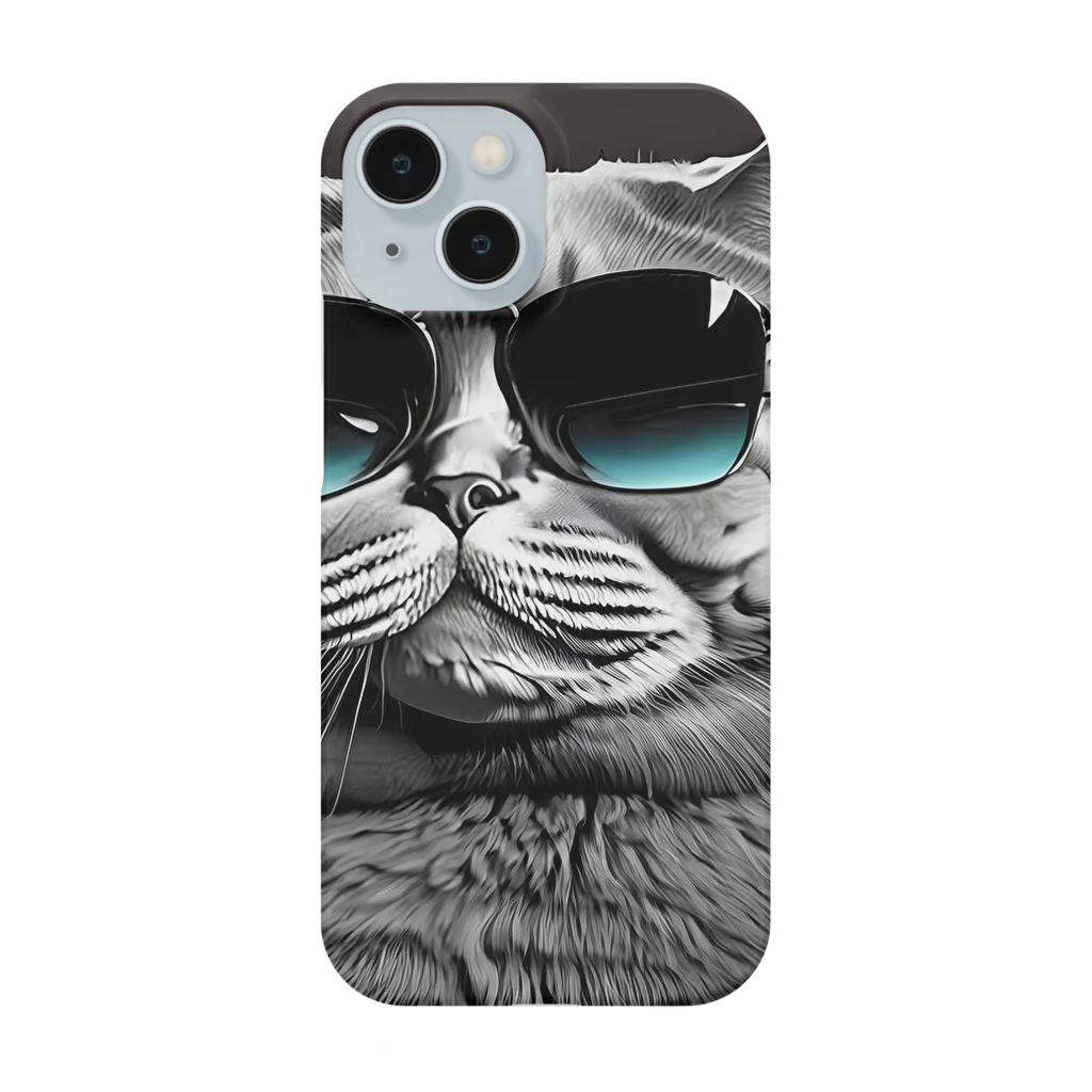 minatooのサングラスの猫シリーズ Smartphone Case
