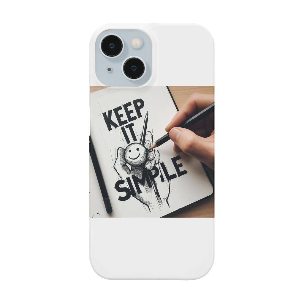 sagaのKeep it Simple スマホケース