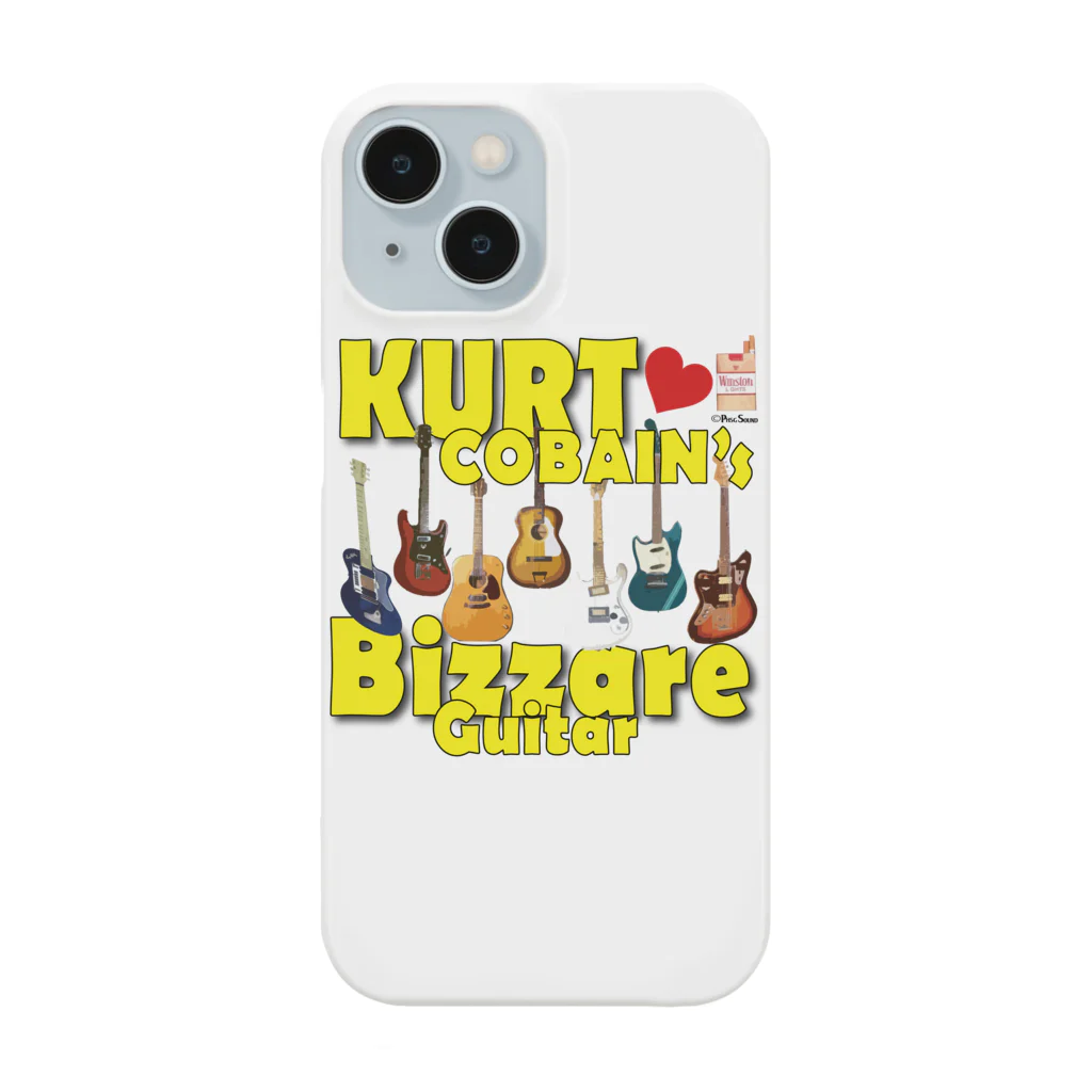 PHSG SOUND 音楽とアートのBIZZARE GUITAR ビザールギター KURT COBAIN カートコバーンⅡ Smartphone Case