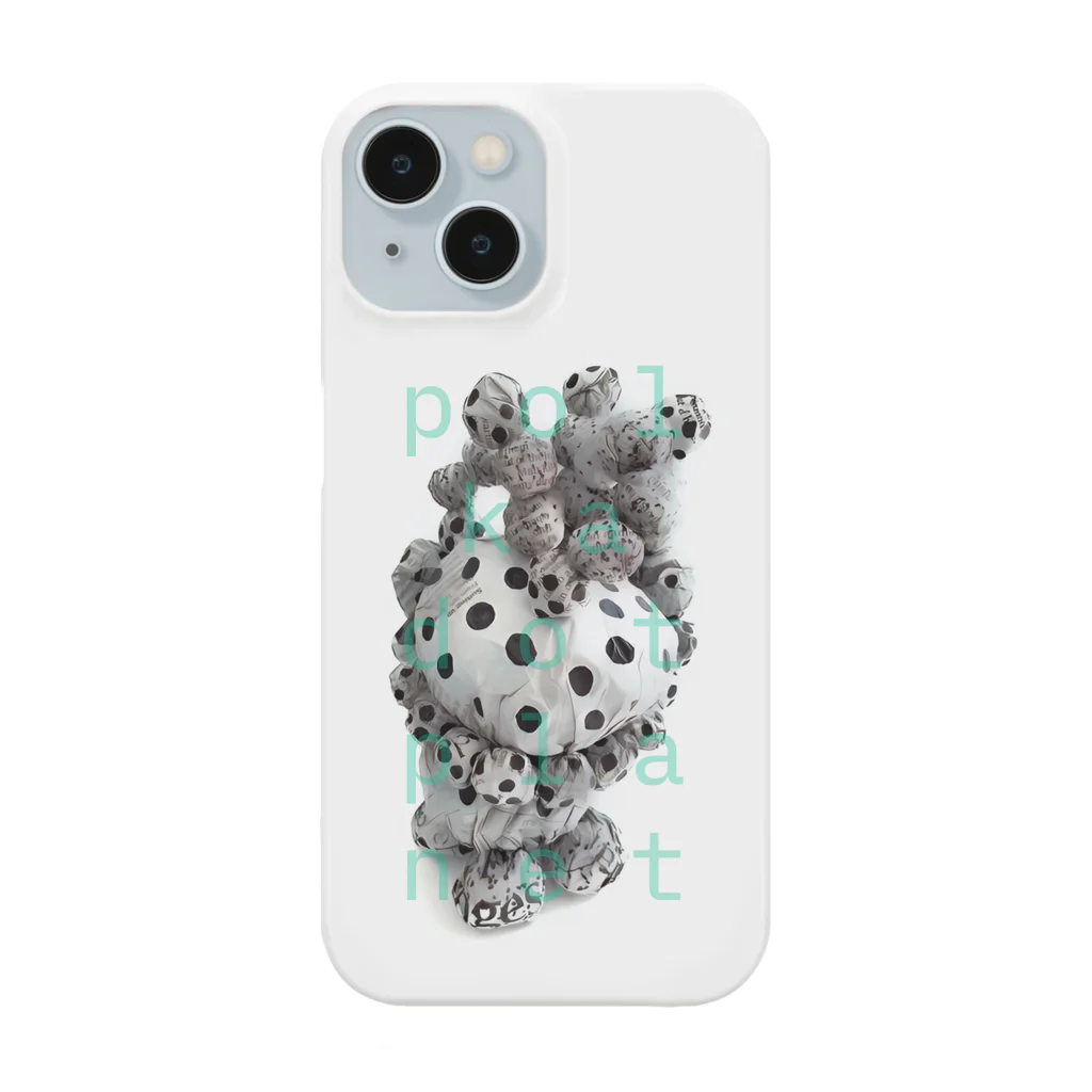 polkadot_planetのLeon Smartphone Case