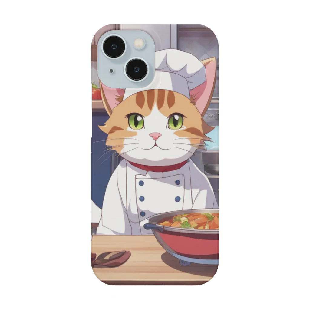 ネコのお部屋のパティシエデビューのネコ Smartphone Case