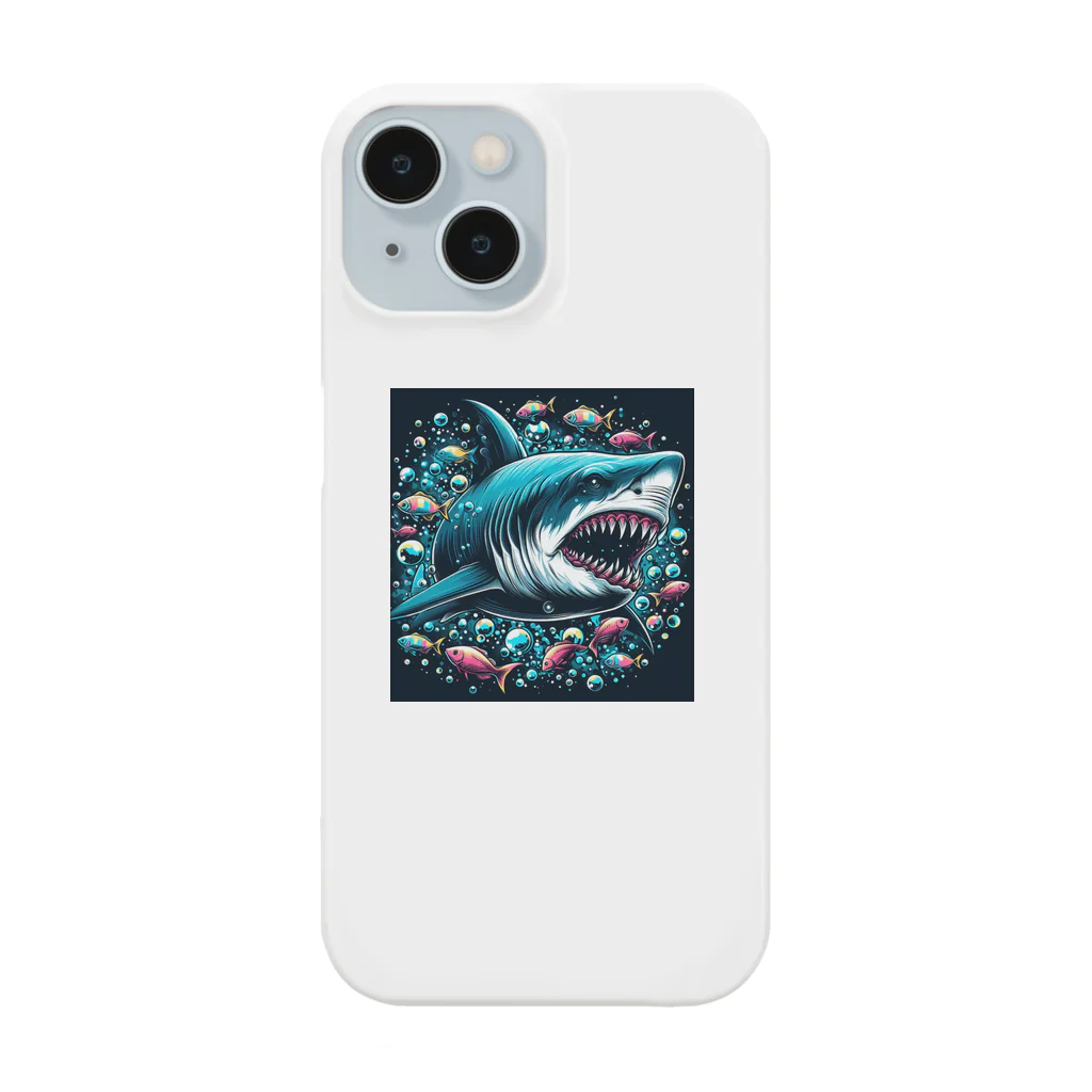 アートフル・メッセンジャーのCOOL SHARK スマホケース