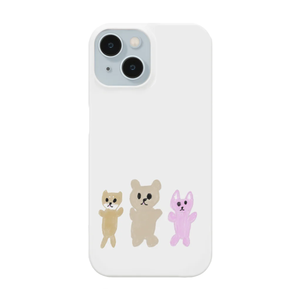 48-Kumaのふんわりどうぶつ Smartphone Case