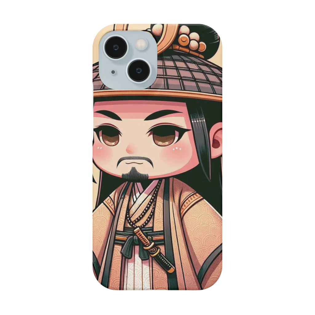 戦国時代マニアのデフォルメ足利義政君 Smartphone Case