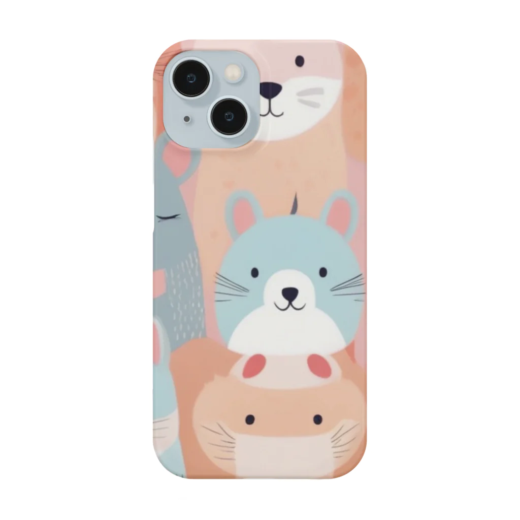 テフラんずの動物ファッションショー Smartphone Case