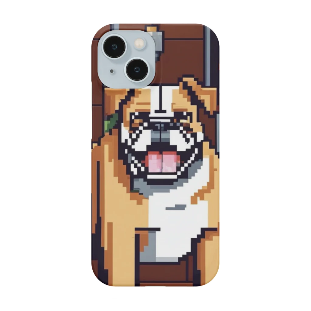 barisukaのバーに来たブルドッグ Smartphone Case