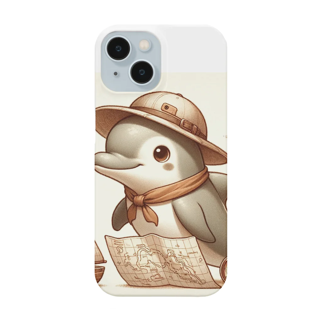 Gilghisslaの大海原の探検家イルカ - 海洋冒険コレクション Smartphone Case