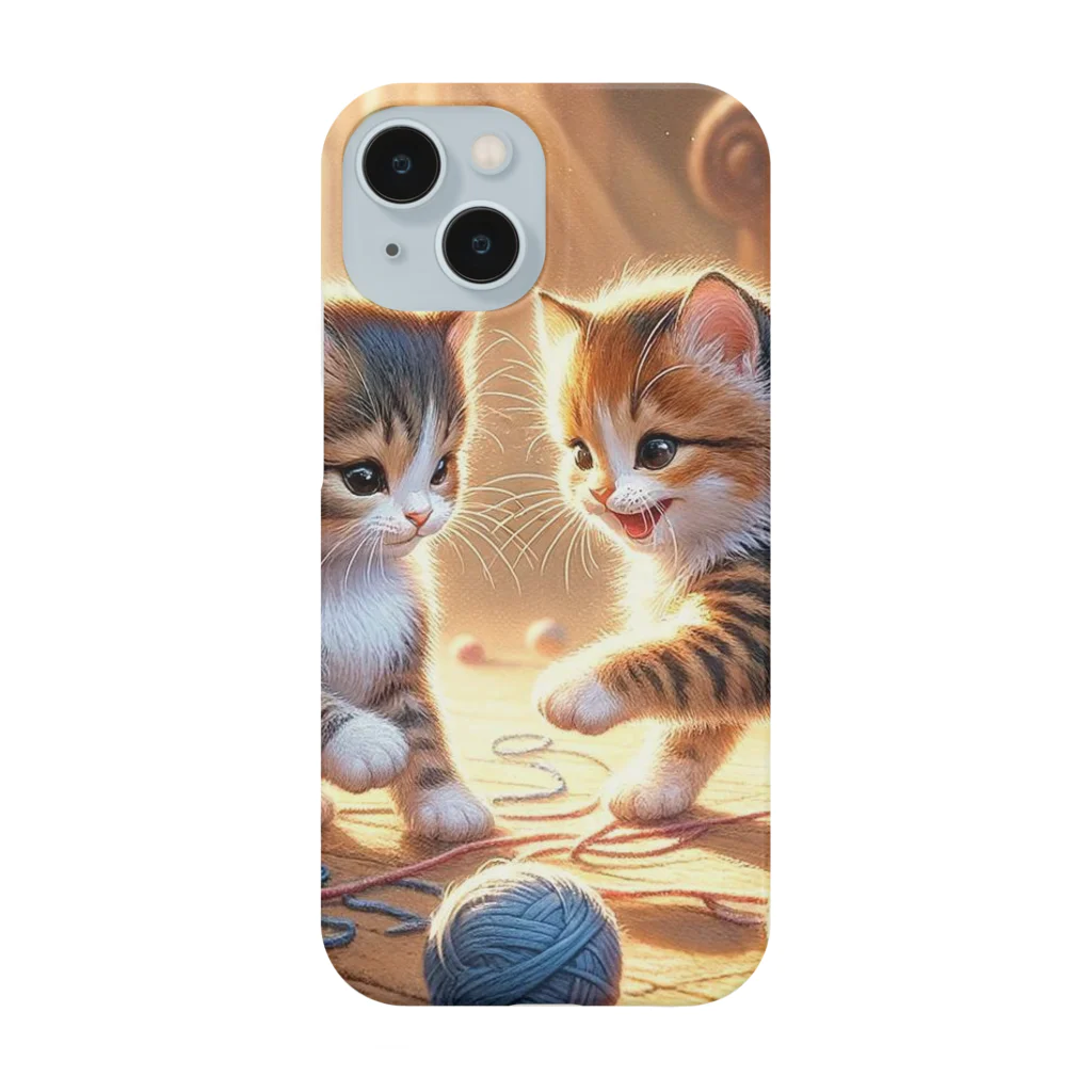 katohkouchiのPlayful_Bonds Smartphone Case