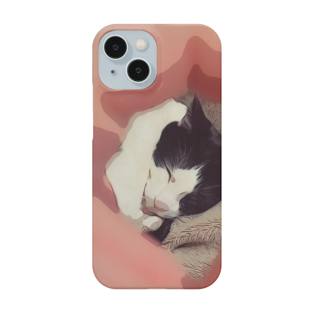 にゃんにゃん工房の発見！すやすやにゃん Smartphone Case