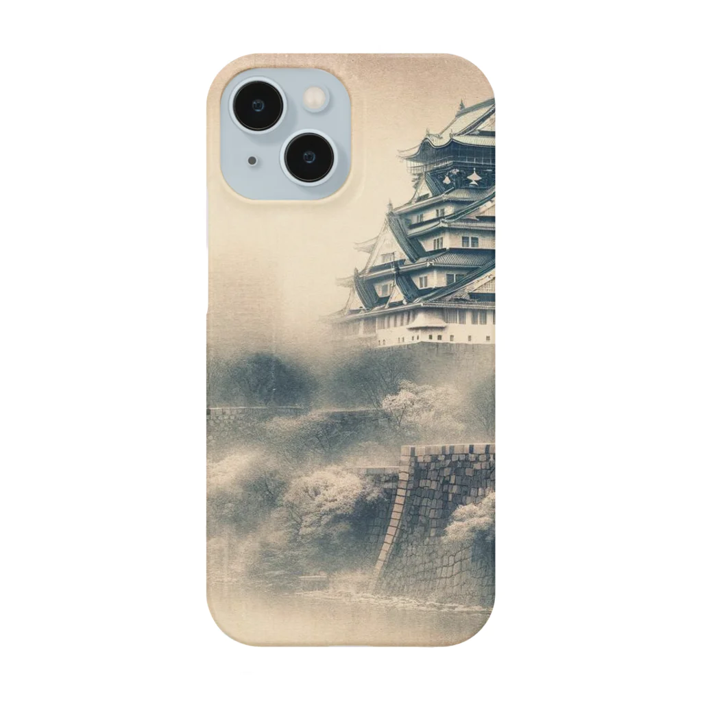 戦国時代マニアの遠い記憶を呼び起こす大阪城 Smartphone Case