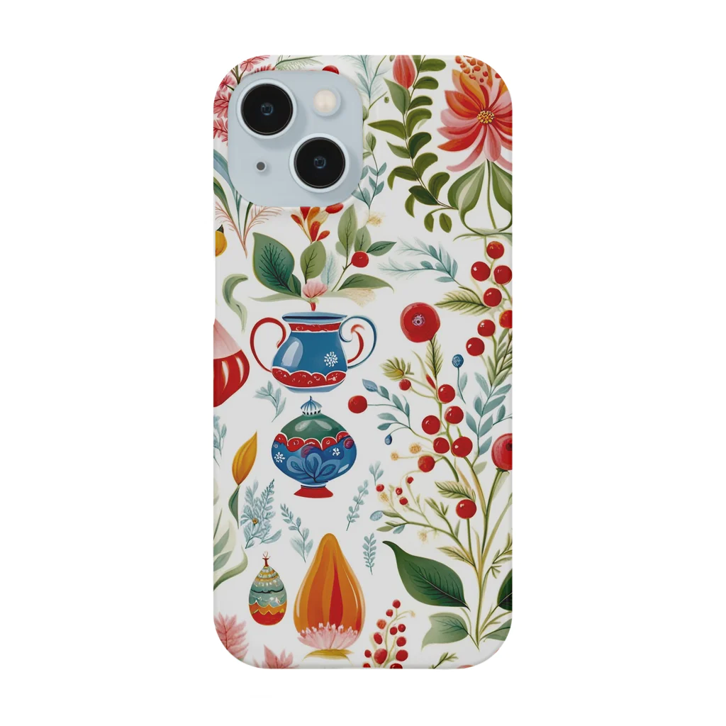 (っ◔◡◔)っ ♥ Le Petit Trésor ♥の花の詩カップ(The Flower Poetry Cup) Smartphone Case