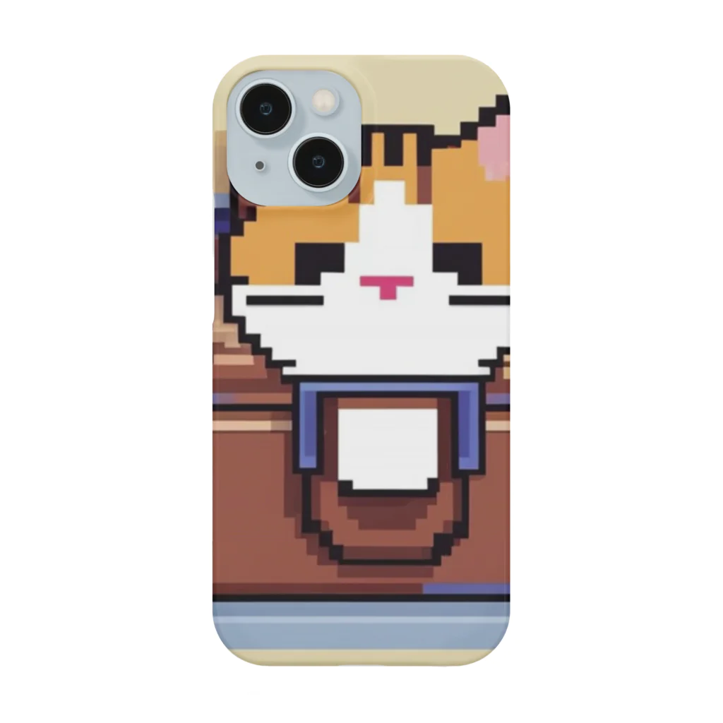 masaのハンドバッグの中に隠れている猫 Smartphone Case