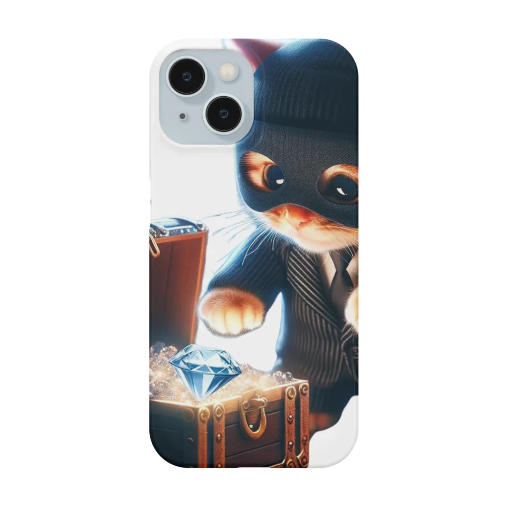 taki・ショップの猫　泥棒 Smartphone Case