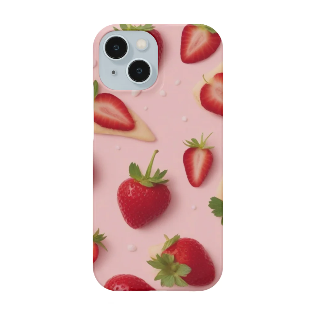 Crepe Collection Center 【CCC】のベリーストロベリー Smartphone Case