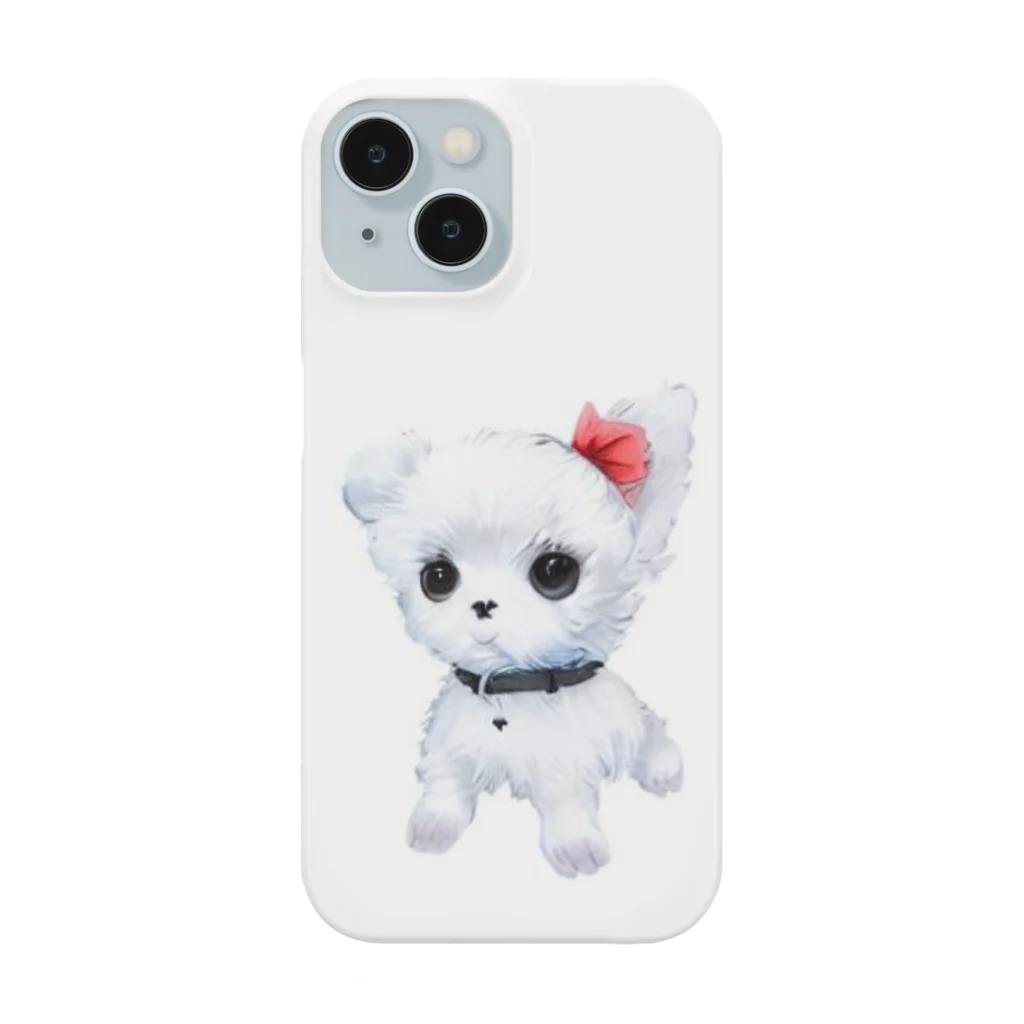 ちいさき家族スキ　Maltese ♡のだってマルチーズだもん　素 Smartphone Case