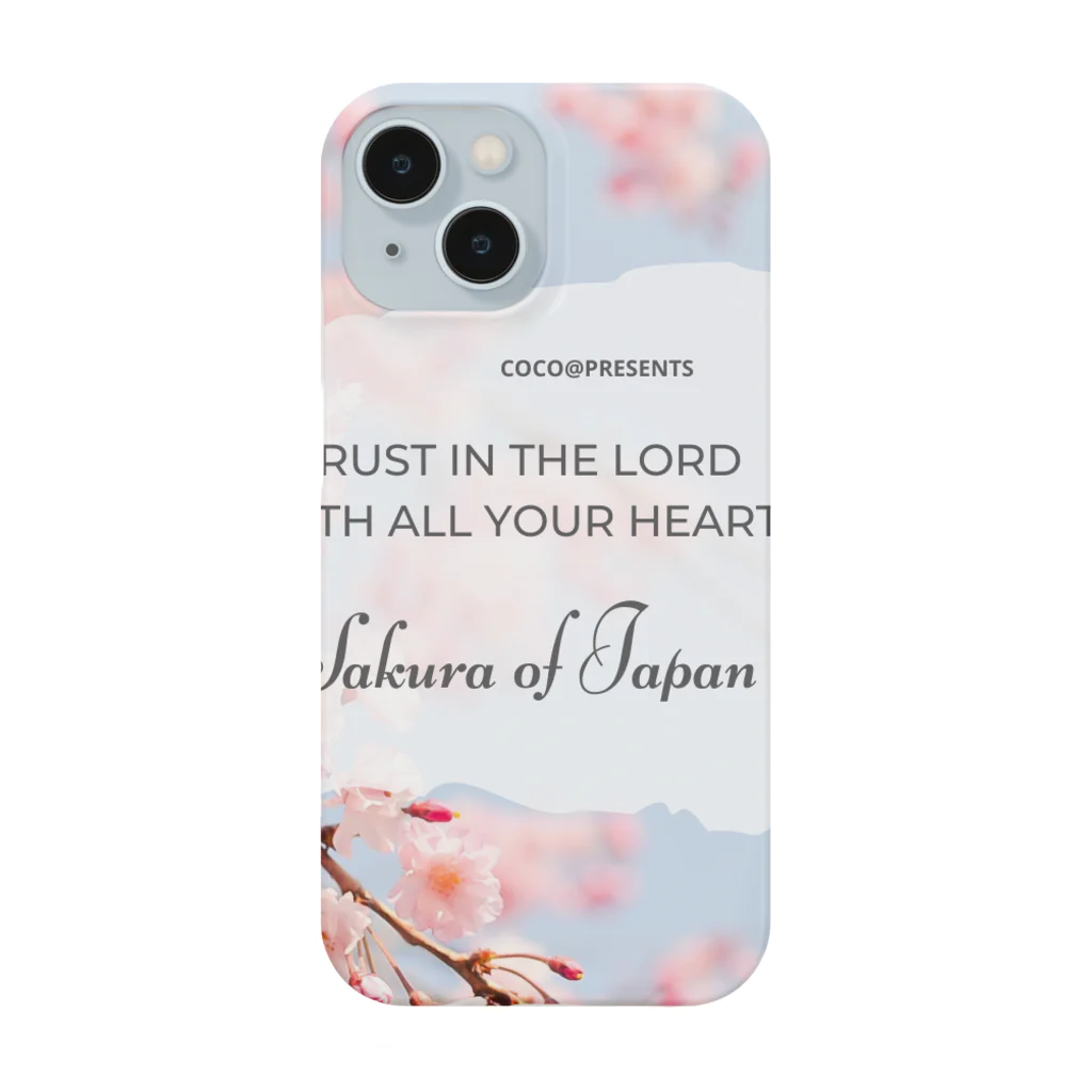 ウエディング♡カップルグッズの桜Sakura Smartphone Case