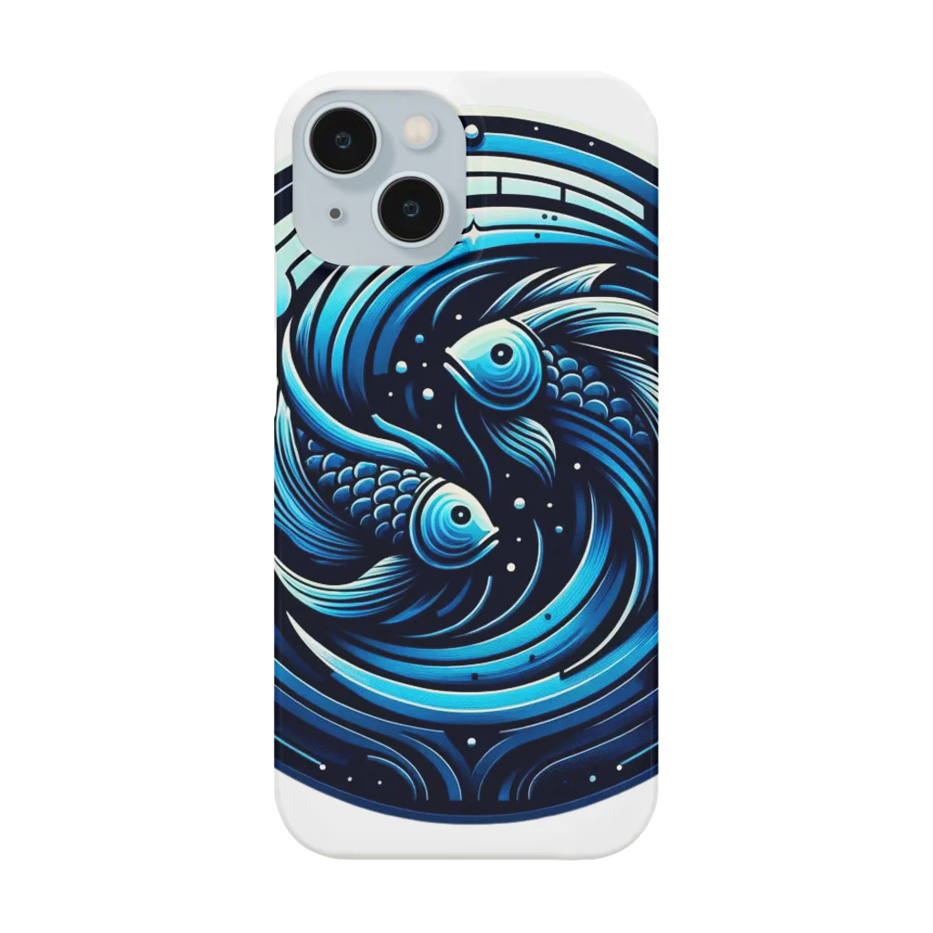 StarColorWaveの【三碧木星】guardian series “Pisces” スマホケース