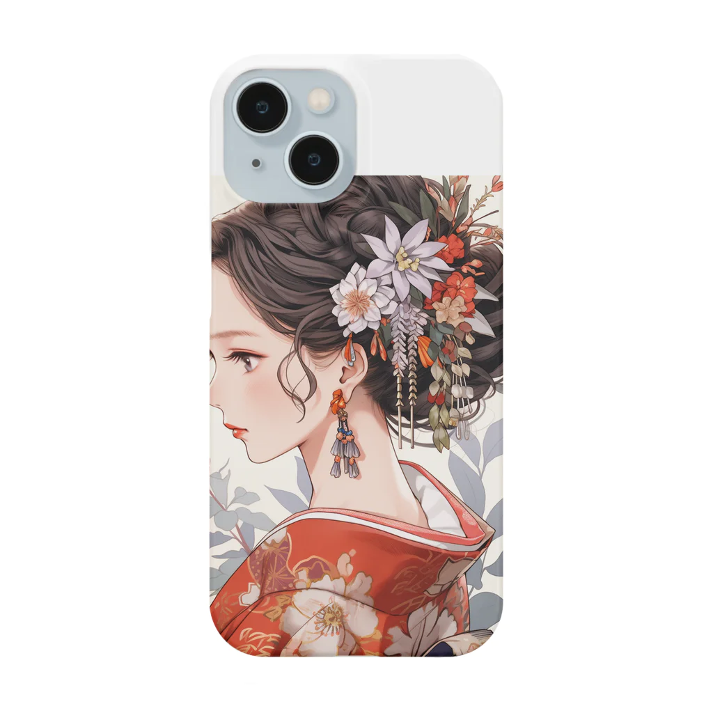 AQUAMETAVERSEの和服姿の女性　sanae 2074 Smartphone Case