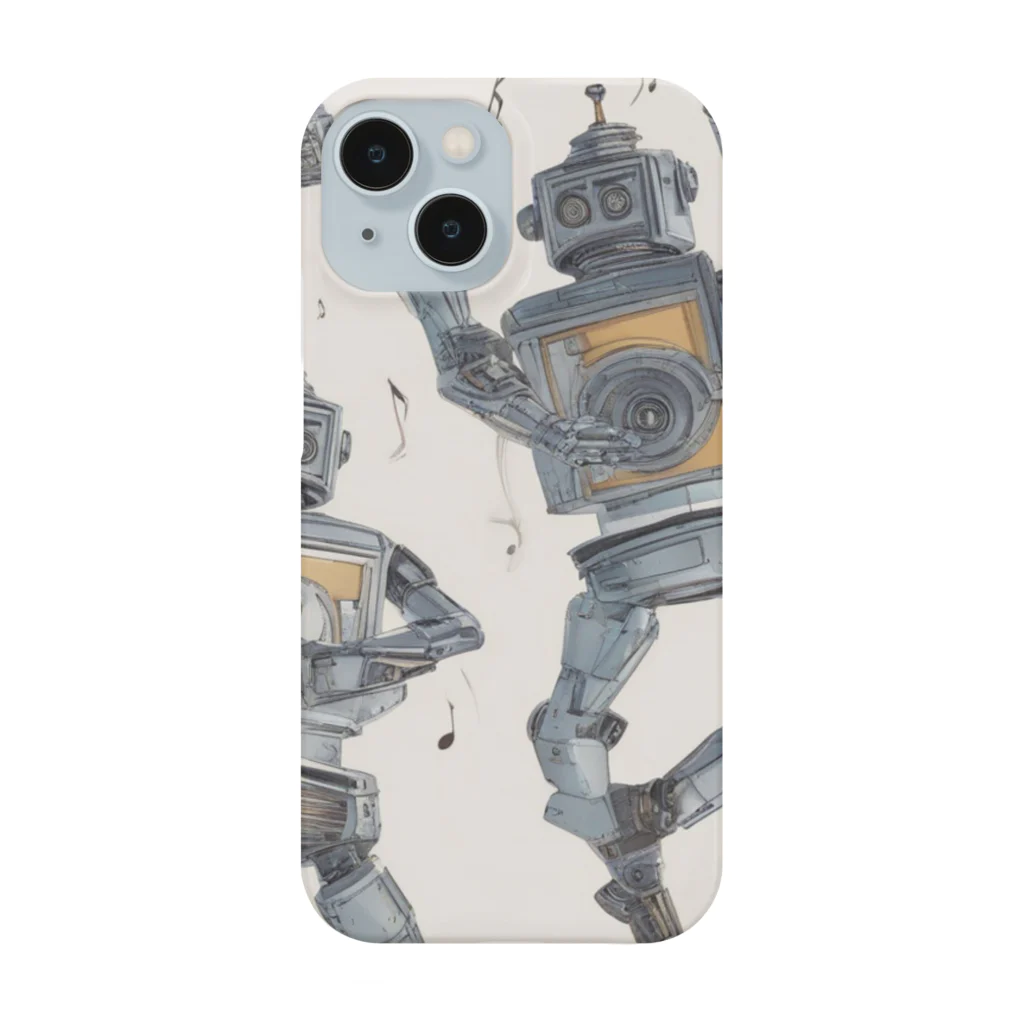 d-design-labのdancing robots Smartphone Case