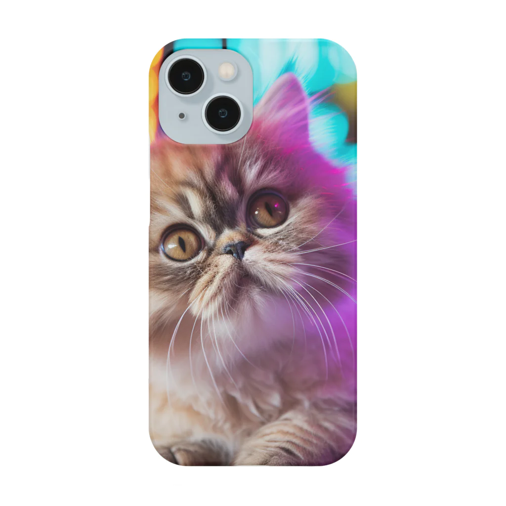 ネオンストリートANIMALのエキゾチックショートヘア#1【ネオンストリートcat】 Smartphone Case